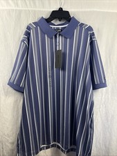 NWT Bad Birdie Ridge Golf Polo Shirt Short Sleeve Winning Streak Cobalt Size XXL