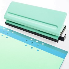 Adjustable 6-Hole Punch for Planners, Paper Punch for A5 A6 A7 Ring Binders, ...