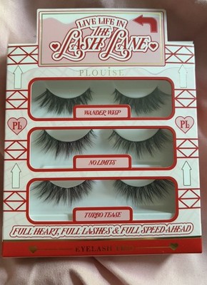 Louise In the Lash Lane falsche wiederverwendbare Wimpern 3er Pack Brandneu im Karton