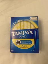 Tampax pearl smooth applicator tampons pack of 18 regular flow 