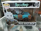FUNKO POP RIDES RICK AND MORTY #37 MAD MAX RICK VINYL FIGURE IN BOX