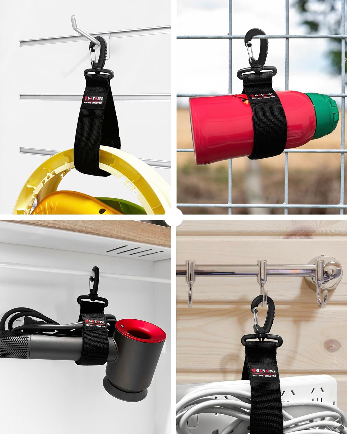 6 Pcs Extension Cord Holder Organizer, Stocking Stuffers for Men, Hook