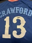 Justin Crawford signed Jersey Futures Phillies autographed MLB PROOF JSA