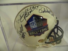 10 NFL HOF ERIC DICKERSON-LANCE ALWORTH-DEACON JONES AUTOGRAPHED MINI HELMENT