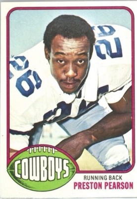 Topps 1976 Topps Preston Pearson Dallas Cowboys Football Card #225 Base Set