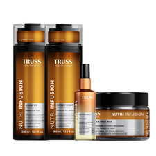 TRUSS Nutri Infusion Bundle   Shampoo, Conditioner, Mask  Oil for Dry Hair