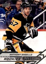 Anthony Angello 2020-21 Upper Deck Overtime RC #42 Pittsburgh Penguins
