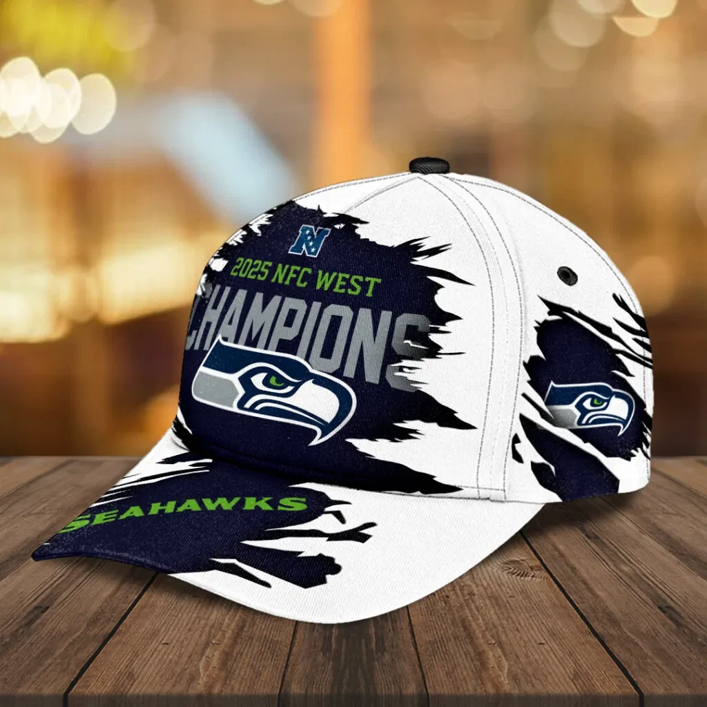 Seahawks 2025 West Champions Classic Cap