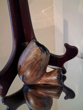 Vintage Skaal Briarwood Hand Carved In Denmark Tobacco Pipe Bowl/Stummel NO STEM