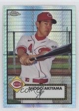 2021 Chrome Platinum Anniversary Mega Box Prism Refractor Shogo Akiyama #318 3v8