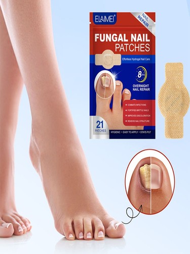 ELAIMEI Fungal Nail Patches - 105/84Patches, For Damaged Nails Foot Nails Repair - Picture 21 of 26