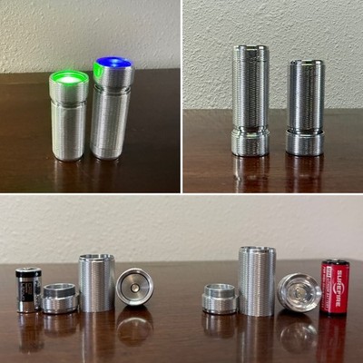 Hyper Rare Jet22 Blackbirds  Prototype Flashlight Set 1 of 1 Worldwide Shipping
