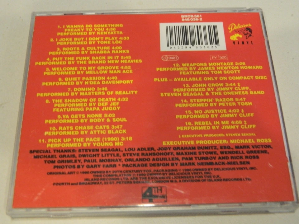 Soundtrack: Marked For Death CD - Image 3 of 3