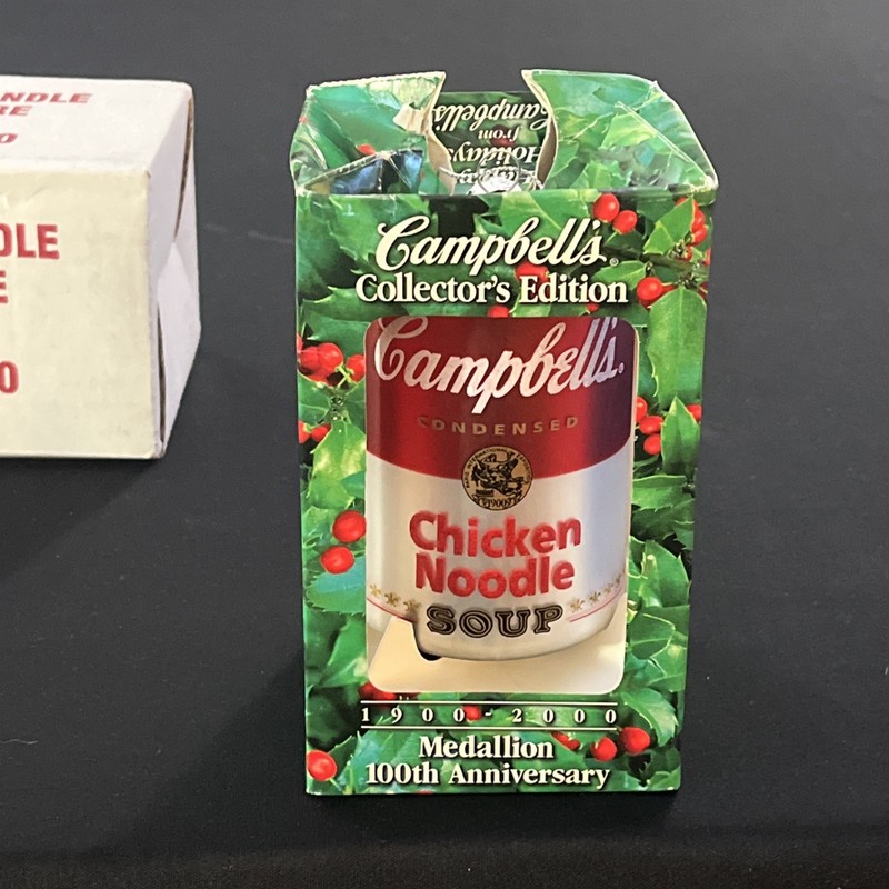 1900 - 2000 Campbell's Tomato Soup Can 100th Anniversary Christmas Ornament
