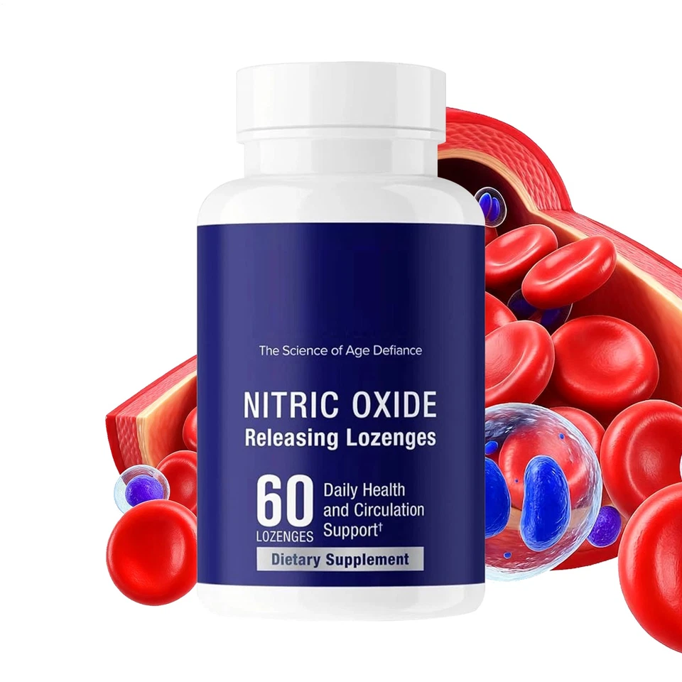 Cápsulas de óxido nítrico N1O1 60 comprimidos de salud para la salud del corazón, la circulación Foto 2 de 4