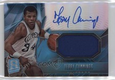 2013-14 Panini Spectra Jersey Auto Light Blue 66/75 Terry Cummings #16 Auto ms9