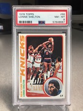 1978 Topps Lonnie Shelton #66 - PSA 8 - New York Knicks