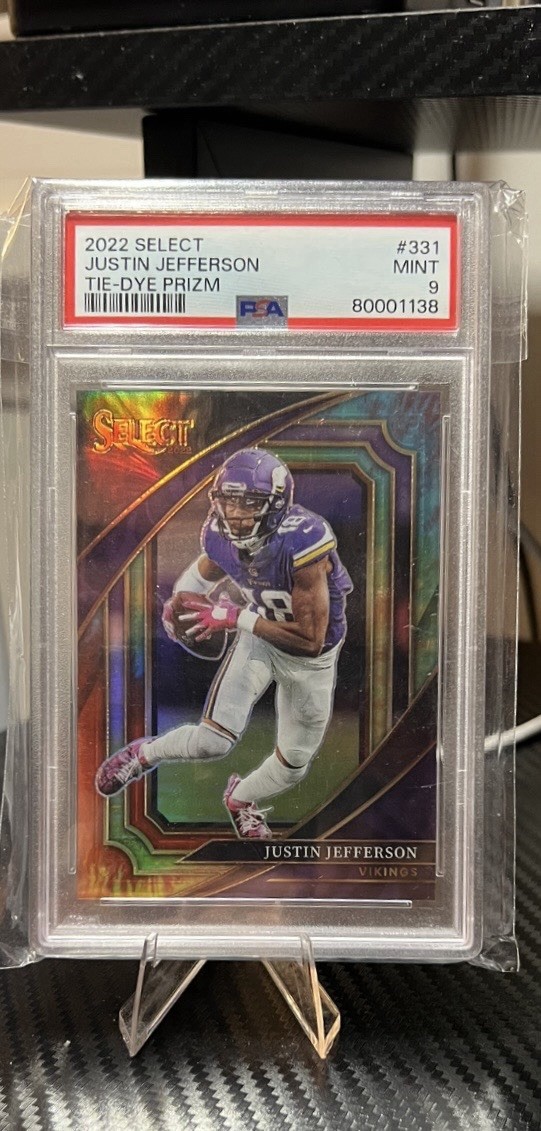 2022 Panini Select Prizm Justin Jefferson #50
