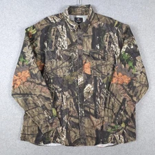 Guide Gear Shirt Mens XL Mossy Oak Break Up Camo Camouflage Hunting Heavyweight