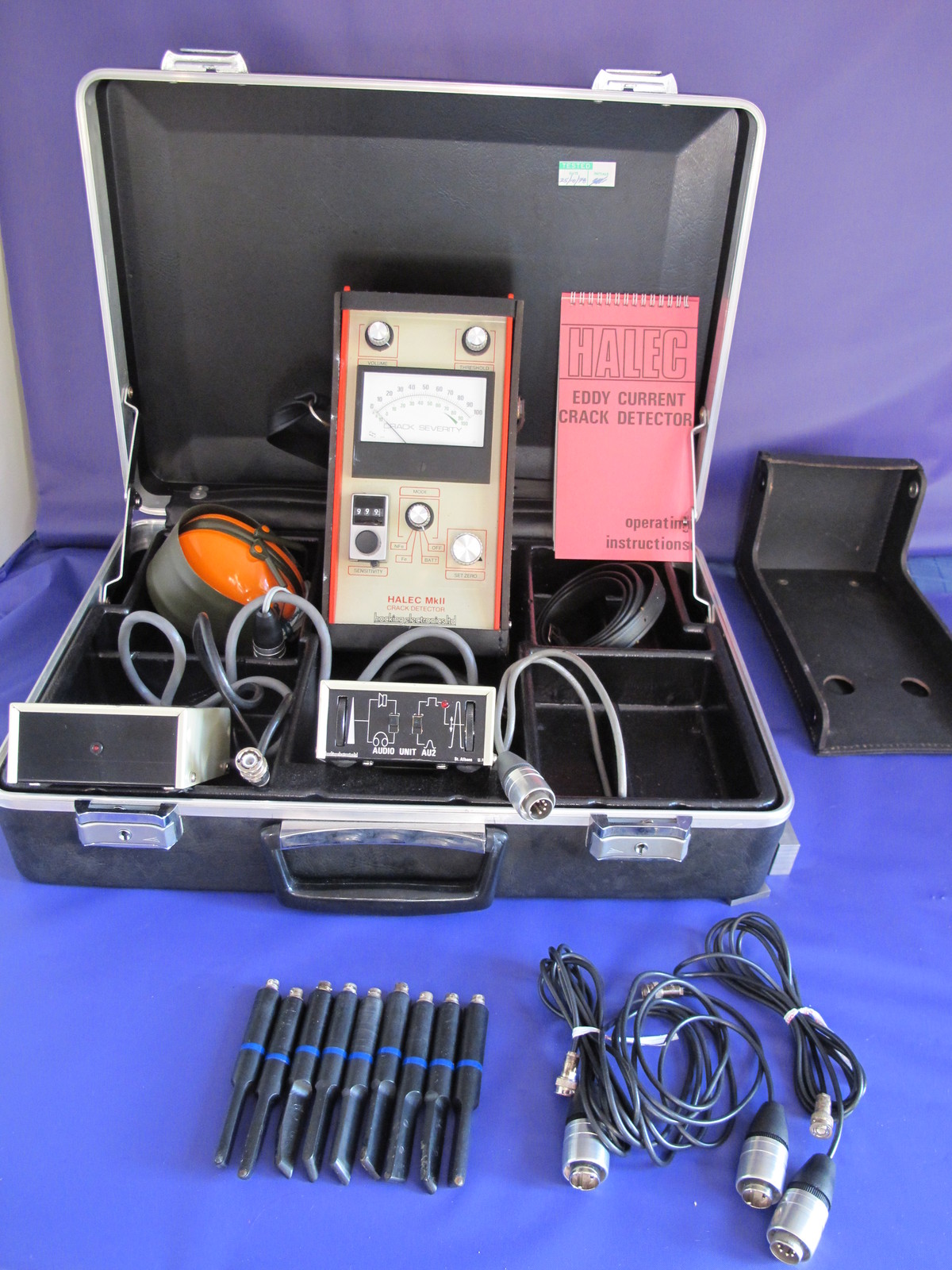 HOCKING ELECTRONICS HALEC MkII CRACK DETECTOR SYSTEM WITH 9 PROBES 