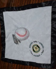 Baseball Snuggle Oakland A's Baby Athletics MACHINE WASH!