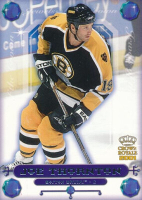 2000-01 Crown Royale JEWELS OF THE CROWN #5 JOE THORNTON - Boston Bruins