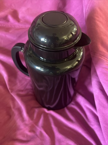BODUM CHAMBORD THERMO VACUUM BOTTLE CARAFE PUSH BUTTON TOP STAINLES LINER 34OZ - Picture 4 of 4