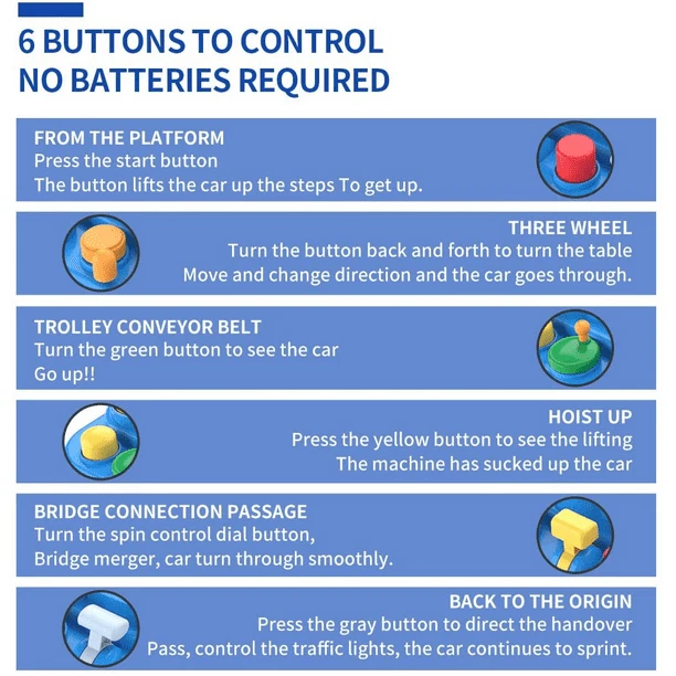 Adventure Race Car Track Kids Toys for 3 4 5 6 Year Old Boys Girls - Image 4 of 4