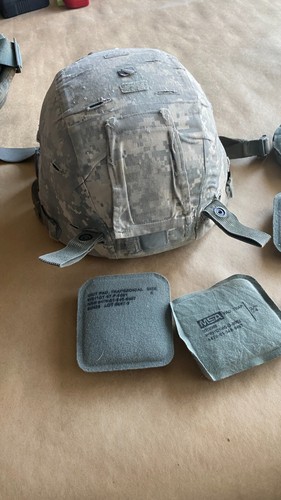 USGI Warrior Helmet by SDS Used style 2415 nvg bracket MEDIUM 8470-01-523-0070 - Picture 6 of 7