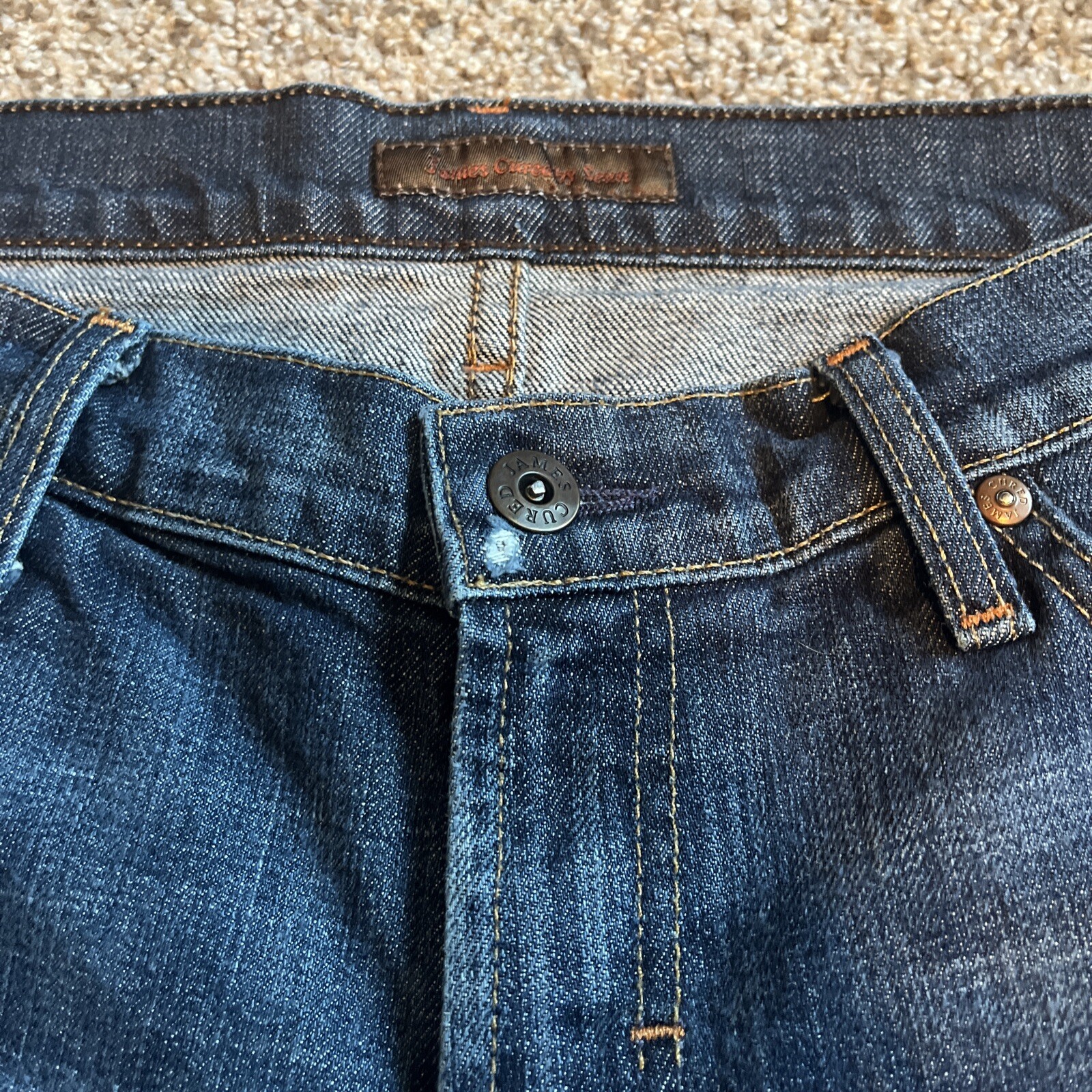 James Cured By Seun Women's James Titan Boot Cut Jeans Low Rise Size 30 (32x28) - View 8