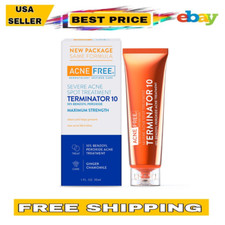 AcneFree Terminator 10 Acne Spot Treatment 10 Benzoyl Peroxide 1 oz - 1 Pack