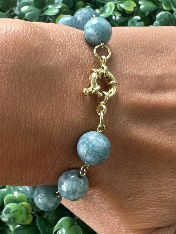 Pulsera De Agatha’s Con Broche Timón Hermosa  Foto 4 de 4