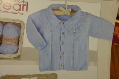 Stylecraft Knitting Pattern 8318 Baby Sweater Jacket 16-26'' Wondersoft Pearl DK 