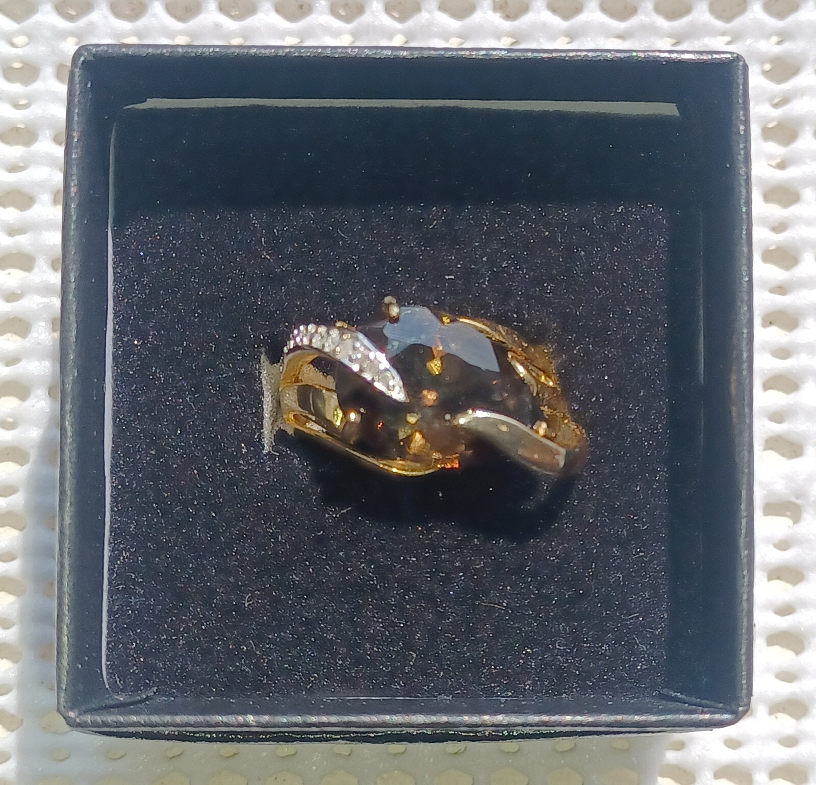 Daliglio Womens 14K Gold On Sterling Silver Quartz Size 7 Ring EBay