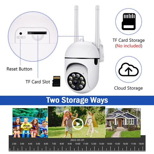 Wireless Security Camera 1080P HD Night Vision Camera WIFI Smart Home IP Cam - Picture 8 of 12
