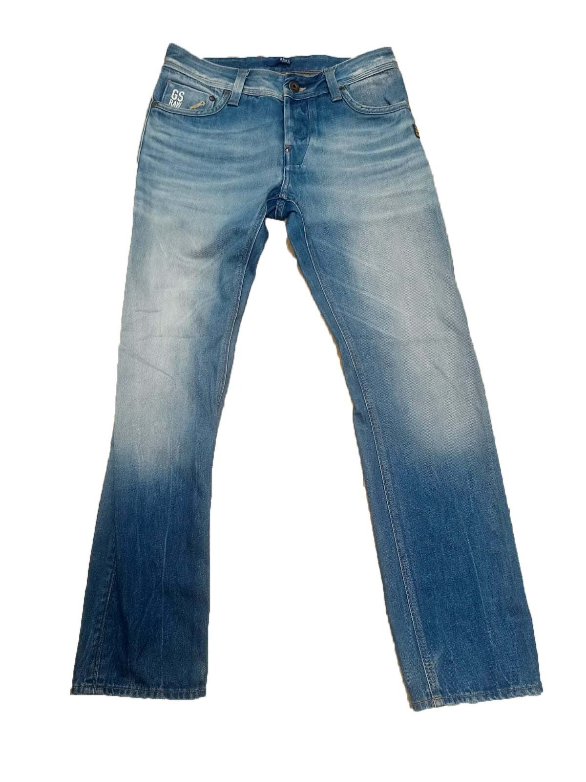G Star Raw Originals Jeans Men's Sz 29 Blue 5204 GS 01 Distressed