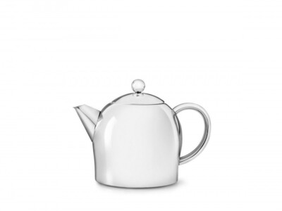 Bredemeijer Stainless Steel Double-Walled 17 fl oz Teapot - Silver   