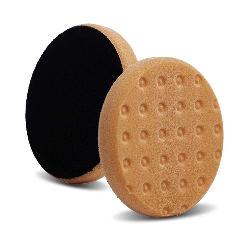 	5.5" CCS Orange Light Cutting Foam Pads Pack of 2. Lake Cou