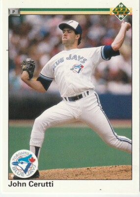 FREE SHIPPING-MINT-1990 Upper Deck John Cerutti #485 BLUE JAYS PLUS BONUS CARDS