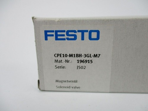 1pcs New Festo Brand new ones Solenoid Valve CPE10-M1BH-3GL-M7 196915 - Bild 6 von 11