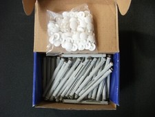 Window Frame Anchors with Caps M8 x 100mm Box of 100 Forgefix WA8100