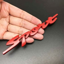 3D Sport Logo Sticker Metal Emblem Badge Decal Vehicle Car Exterior Accessories