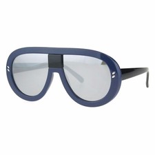 Futuristic Fashion Sunglasses Oversized Round Shield Goggle Frame UV400