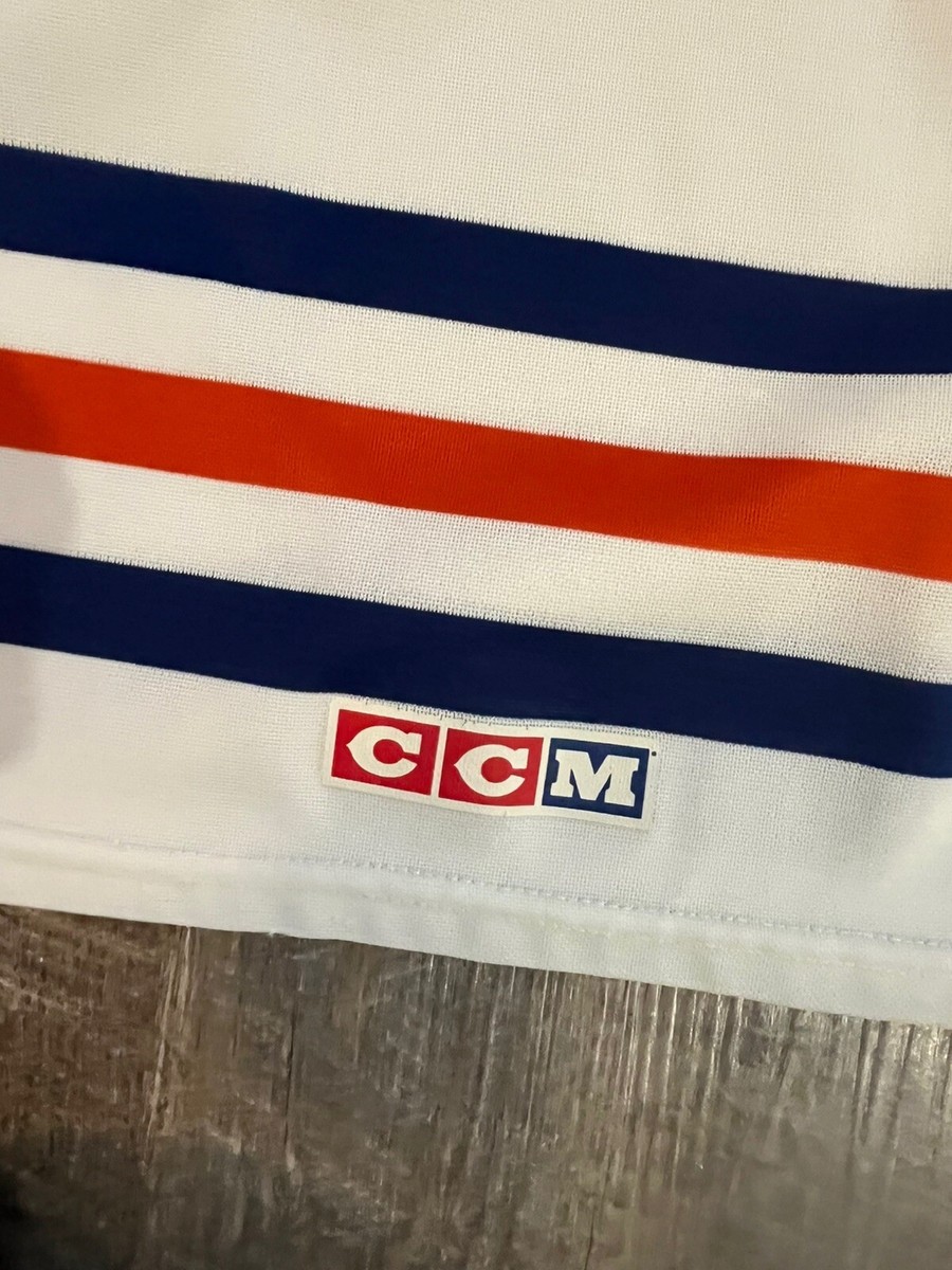 Maillot vintage des années 80/90 des Oilers d'Edmonton de la LNH