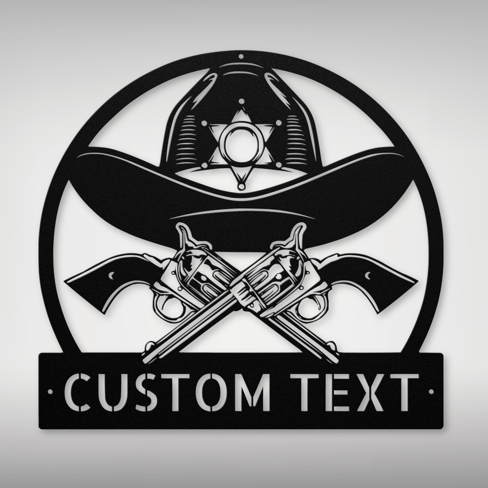 Custom Sheriff Metal Wall Art Sign Sheriff Deputy Home Decor Family Gifts Ideas