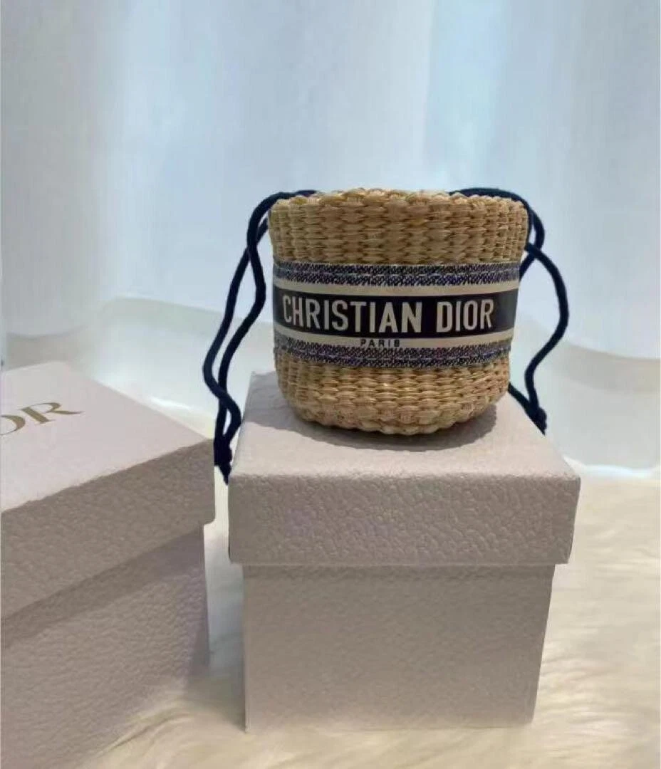 Christian Dior Pochette Paille Mini Sac Bandoulière VIP Limitée Nouveauté Boîte Neuf