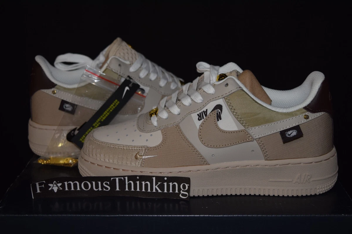 Nike Air Force 1 '07 LX Tan Bling W for sale | eBay