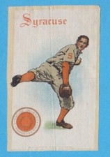 c1910s S22 Murad Cigarettes tobacco silk SYRACUSE UNIVERSITY  Baseball Pitcher