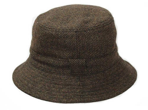 BRAND NEW MEN'S BROWN WOOL TWEED BR67 