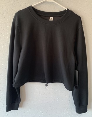 Softlite Scuba Payton Sweatshirt Black Women's Medium NWT